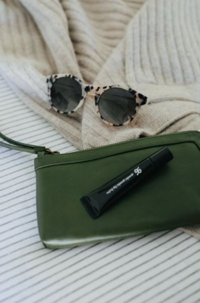 a green wristlet