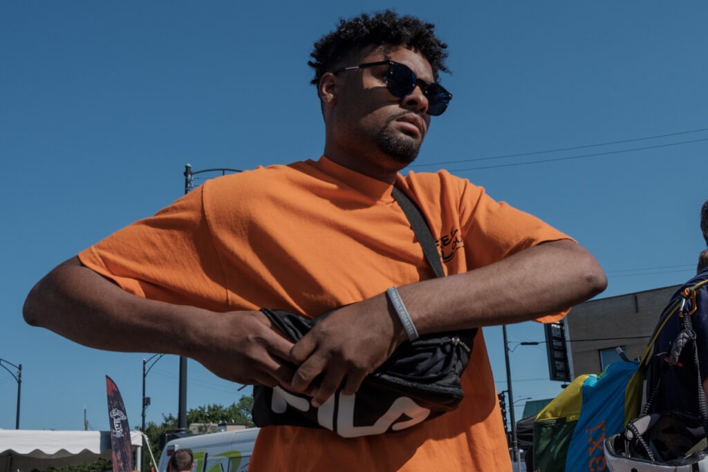 men photos, sling bag photos, only men photos, orange color photos, street style photos, fashion photos