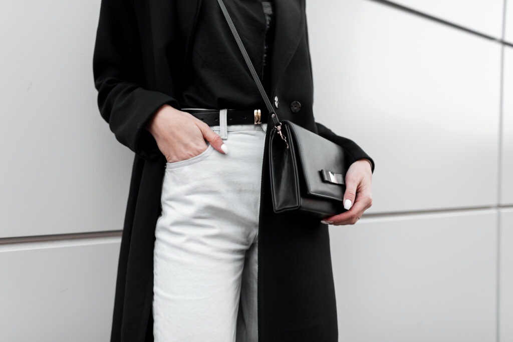 purse, women, bag, black, black color, leather, only women, elegance, fashion