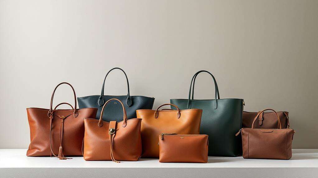 expansive handbag selections available