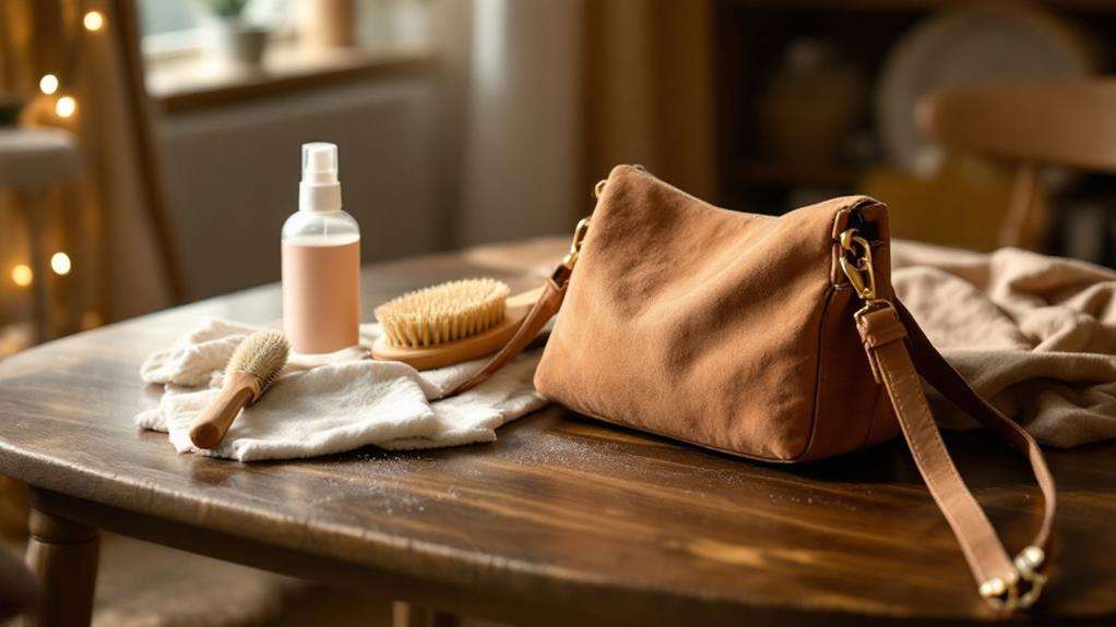 caring for suede handbags